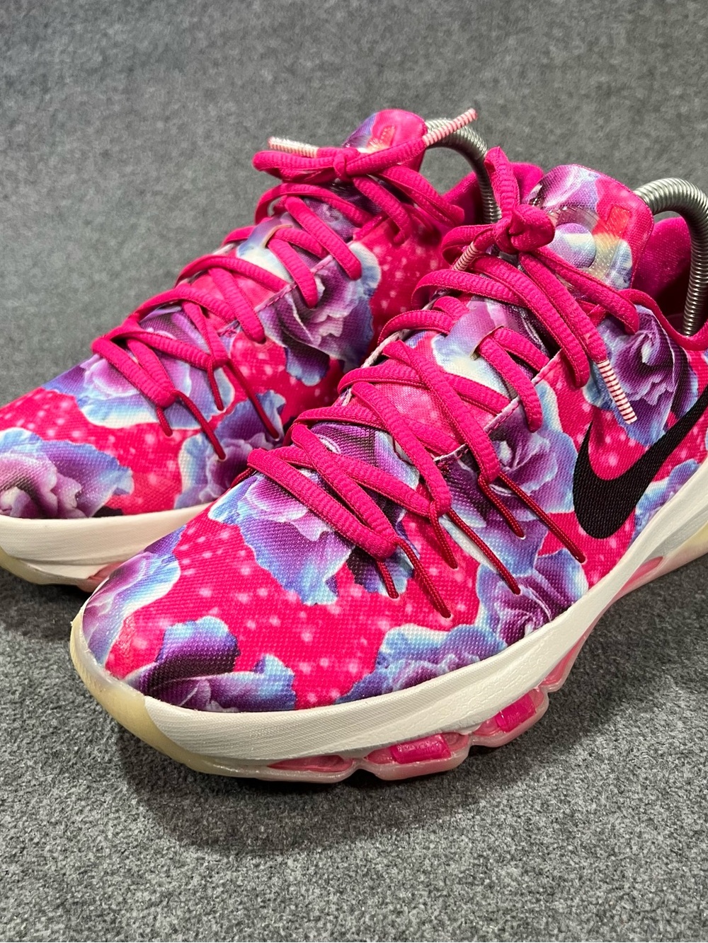 Nike KD 8 GS Aunt Pearl 837786-603 Size 6.5Y Women’s 8 Pink Floral Basketball